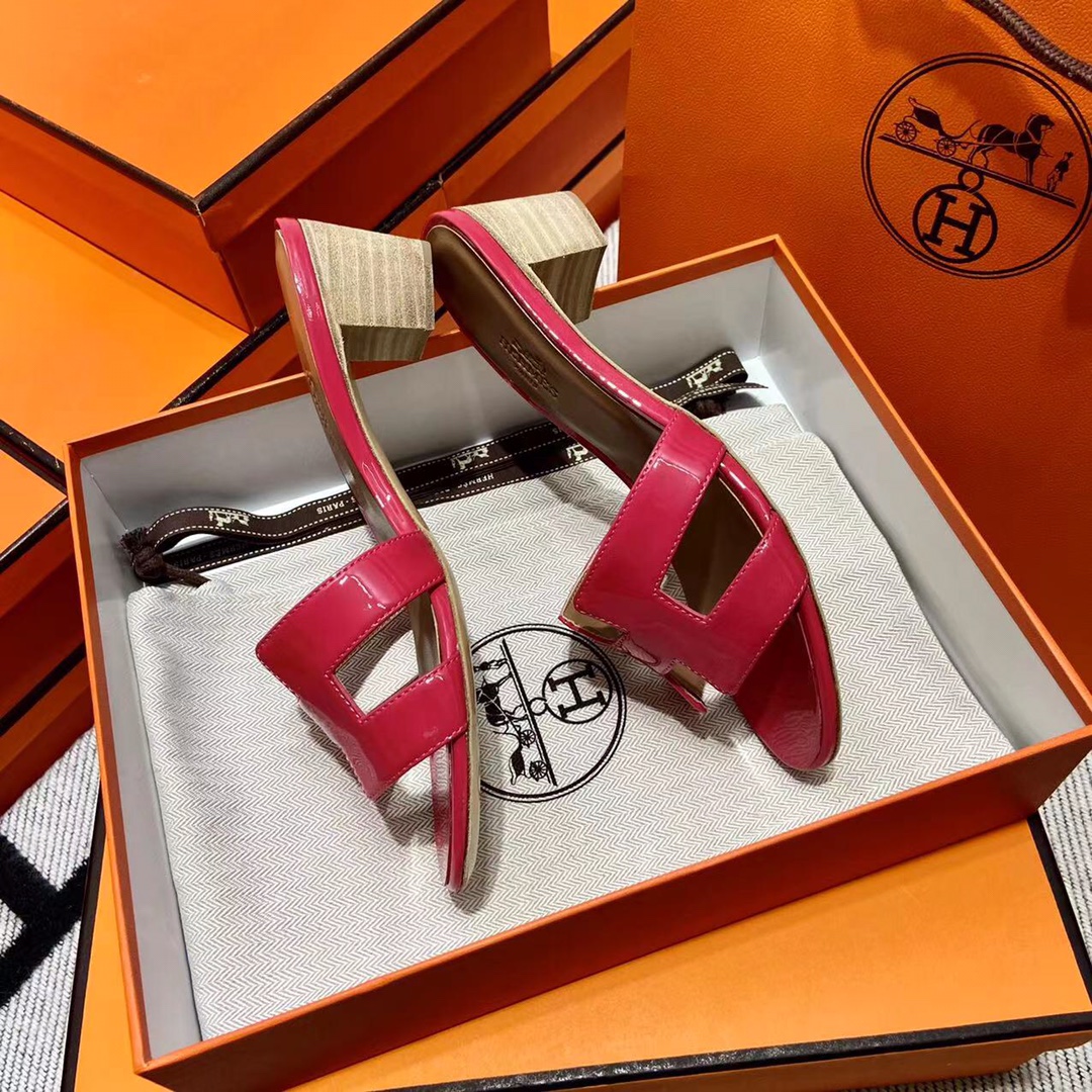 에르메스 올수공 오아시스 슬리퍼 샌들 페이던트 22